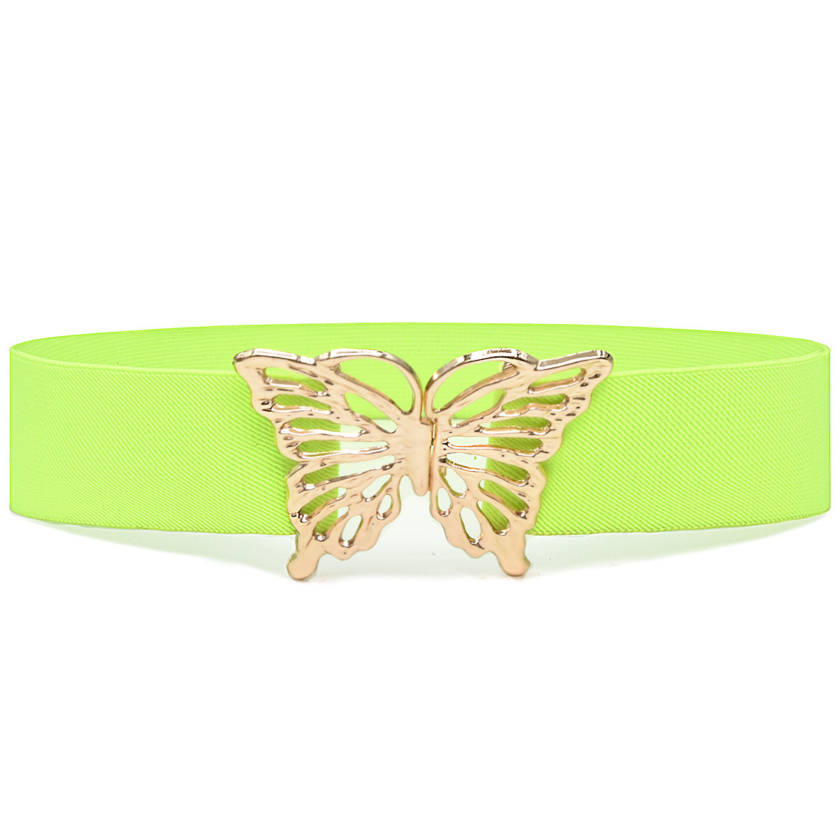 Butterfly Buckle Rhinestone Inlaid Belt