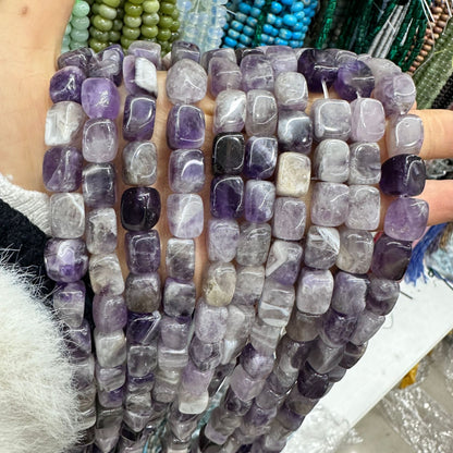 8*12mm natural stone lapis lazuli agate rounded square beads