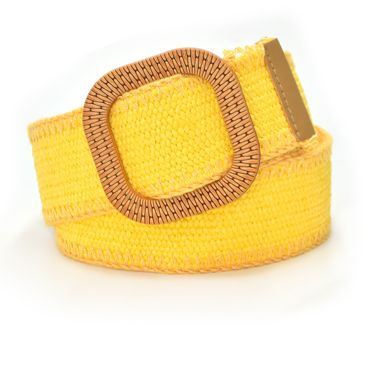 Pin buckle elastic versatile woven belt