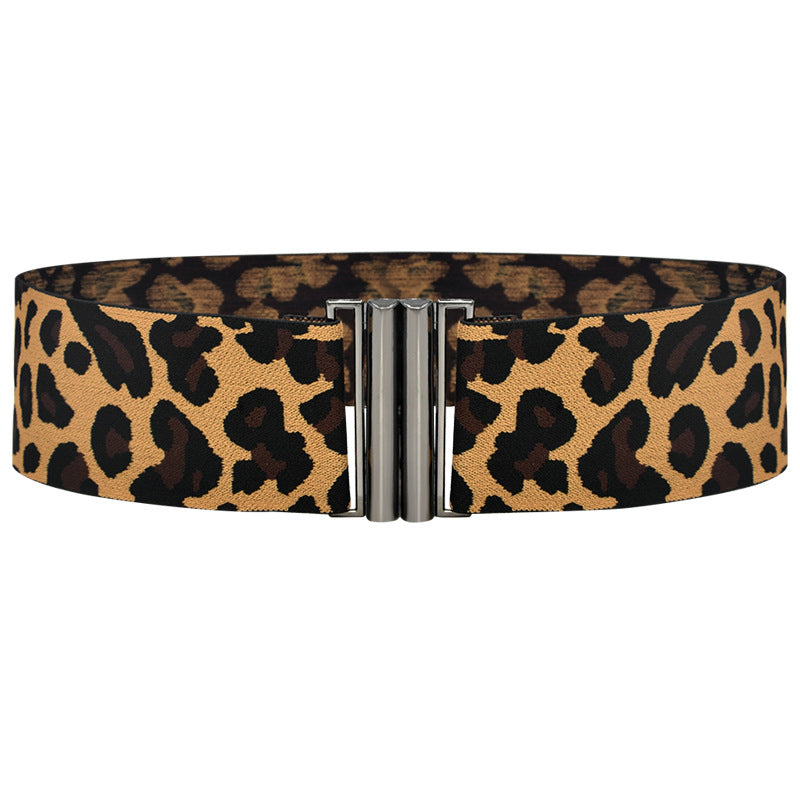 Belt leopard print