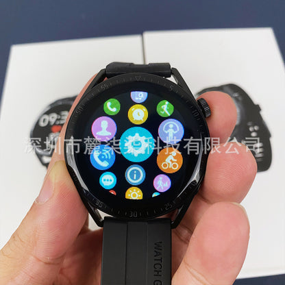 Reloj deportivo multifuncional con pantalla redonda y llamadas Bluetooth de 1,32" 