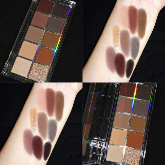 Paleta de sombras de ojos de 10 colores 