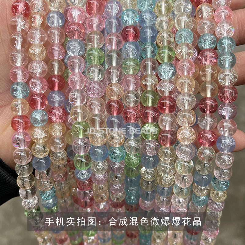 Exploding beads Loose beads Synthetic popping crystal beads