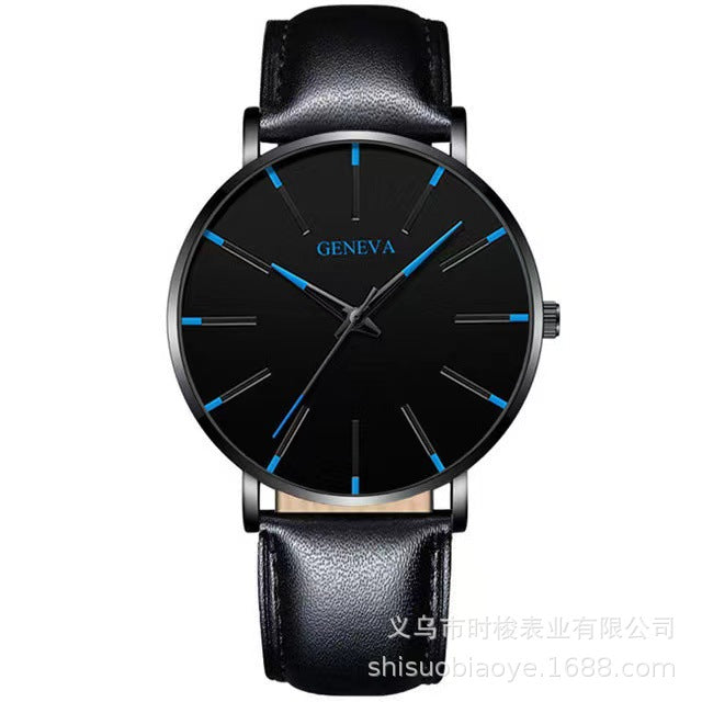 Geneva Fashion Thin Men's Quartz Watch