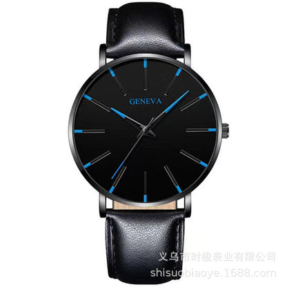 Geneva Fashion Thin Men's Quartz Watch