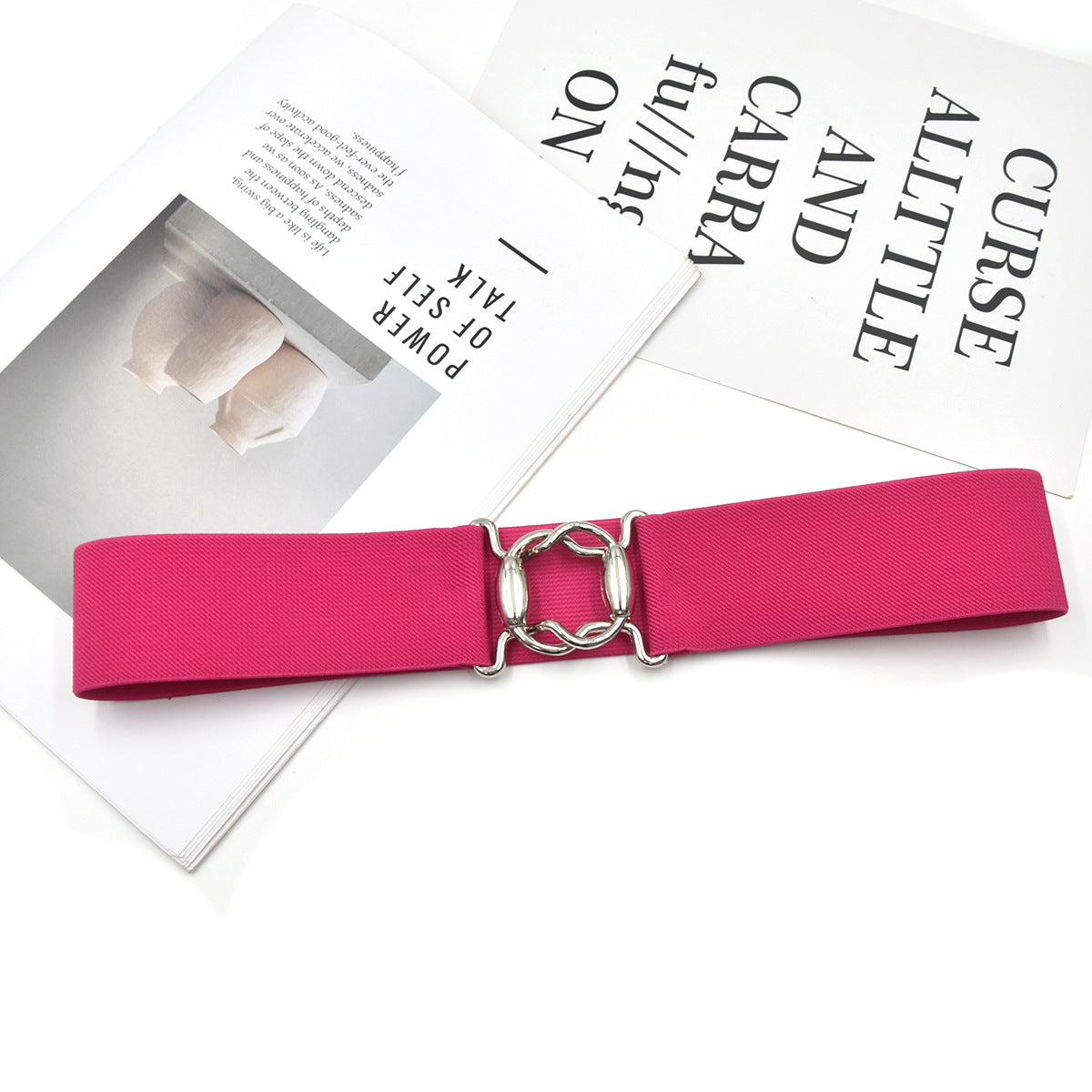 Popular women's belt gold buckle