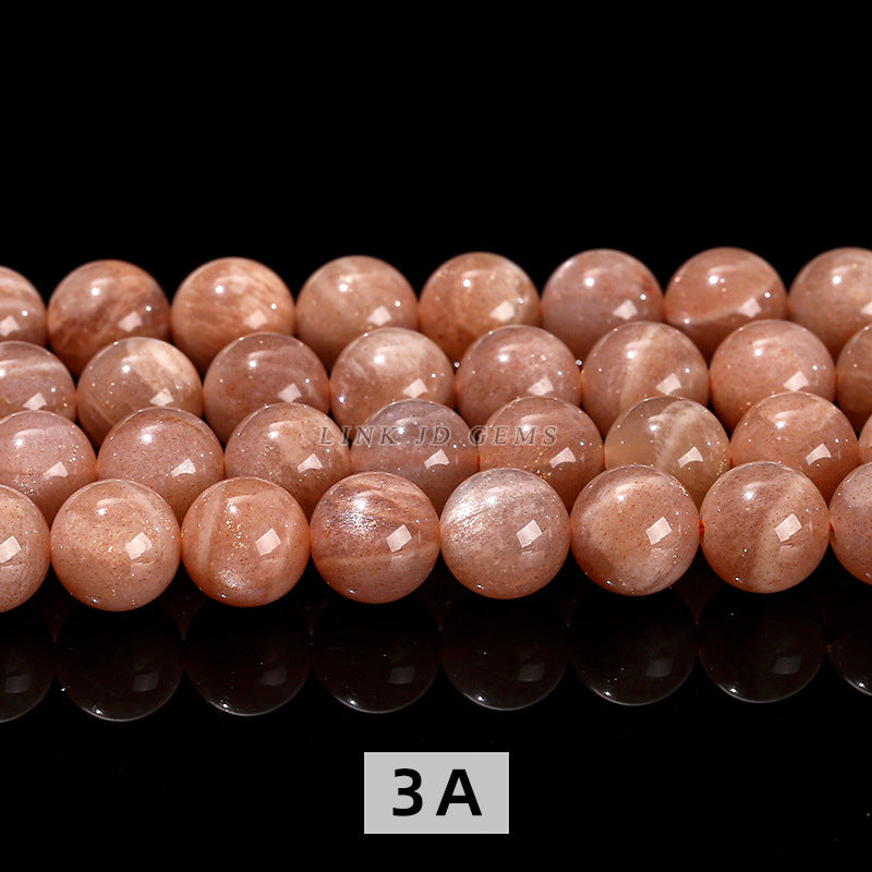 7A sun stone loose beads DIY