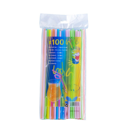 Disposable Colorful Bendable Straws