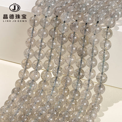 Black strawberry crystal loose beads