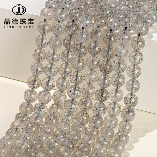 Black strawberry crystal loose beads