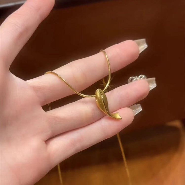 Whale necklace
