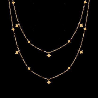 Star collarbone necklace