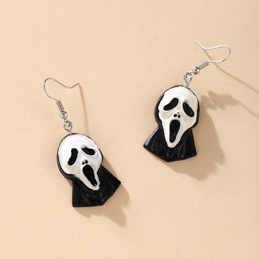 Halloween Ghost Skeleton Witch Earrings