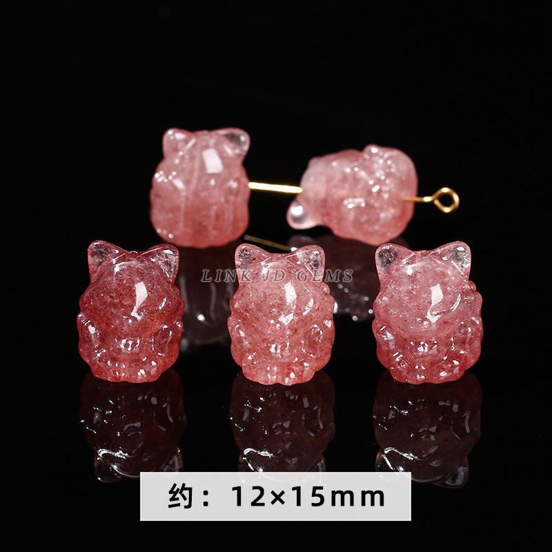 Fox Pixiu cat claw carving pendant