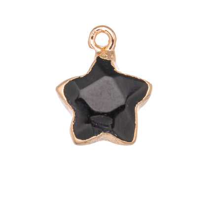 Pingente de Cristal Pentagrama Facetado 