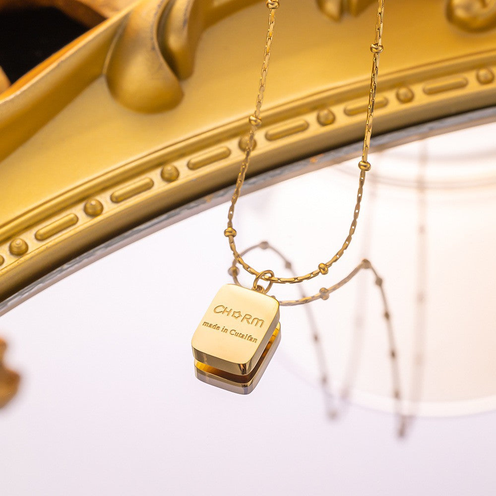 Titanium Steel Mori Design Necklace