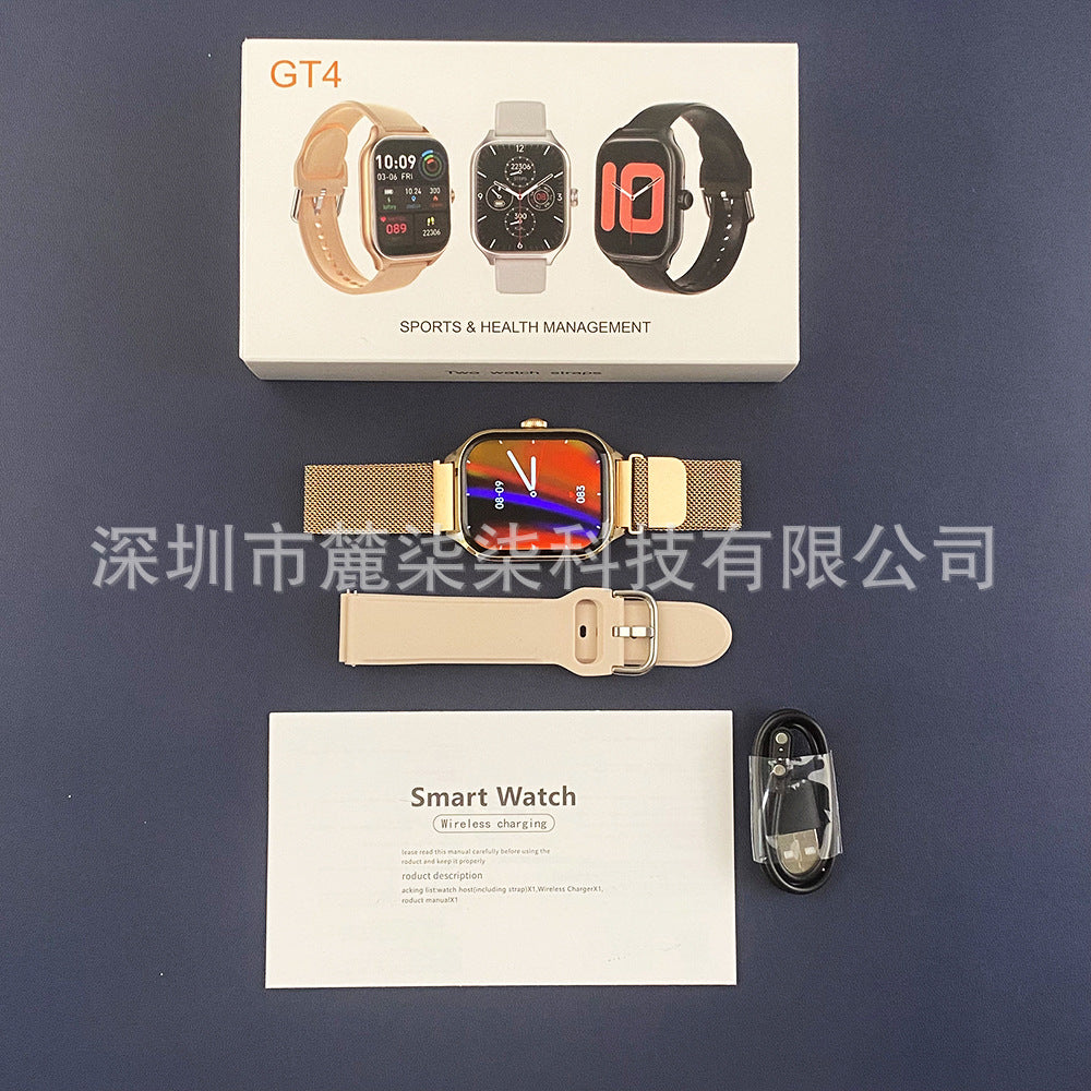 GT4 Smartwatch Bluetooth Call Heart Rate Blood Pressure Huami Dual Bands