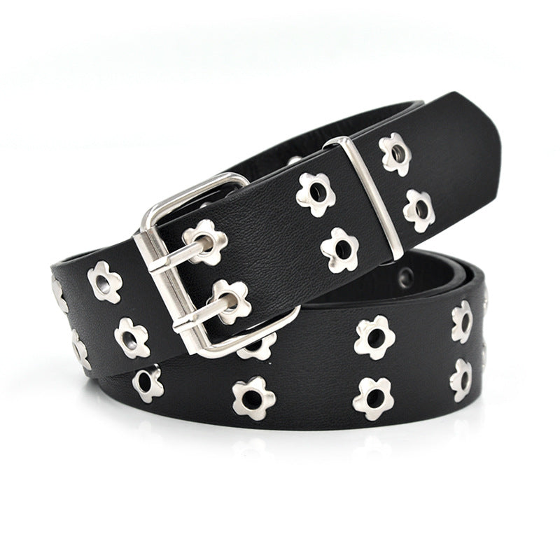 hot sale Punk ladies pin buckle belt