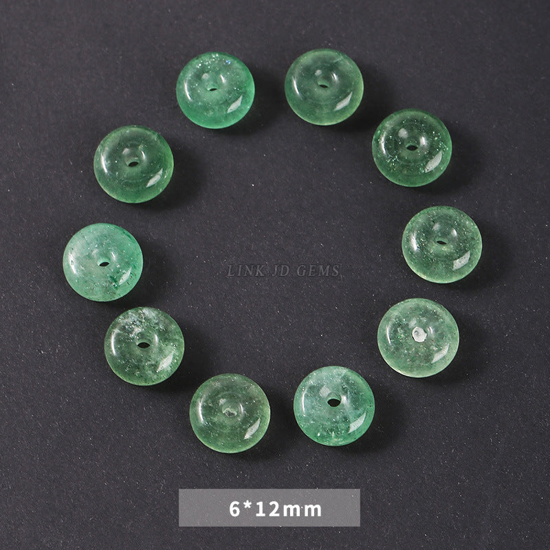 Gray Moonlight Pixiu Red Strawberry Crystal Pendant