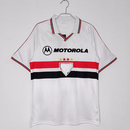 2000 S?o Paulo Home Retro Baptista Simplicio Jersey