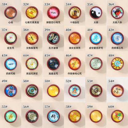 97% high content purple gold sand thangka beads