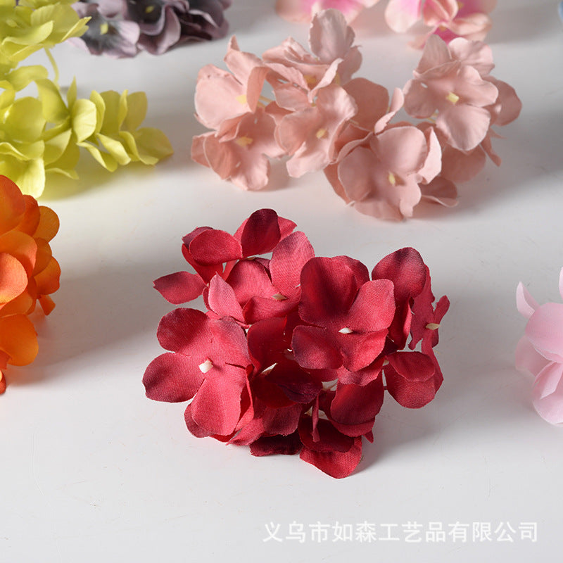 DIY hydrangea artificial flower petals
