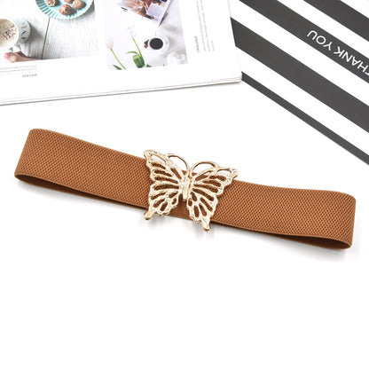 Hollow butterfly decorative belt