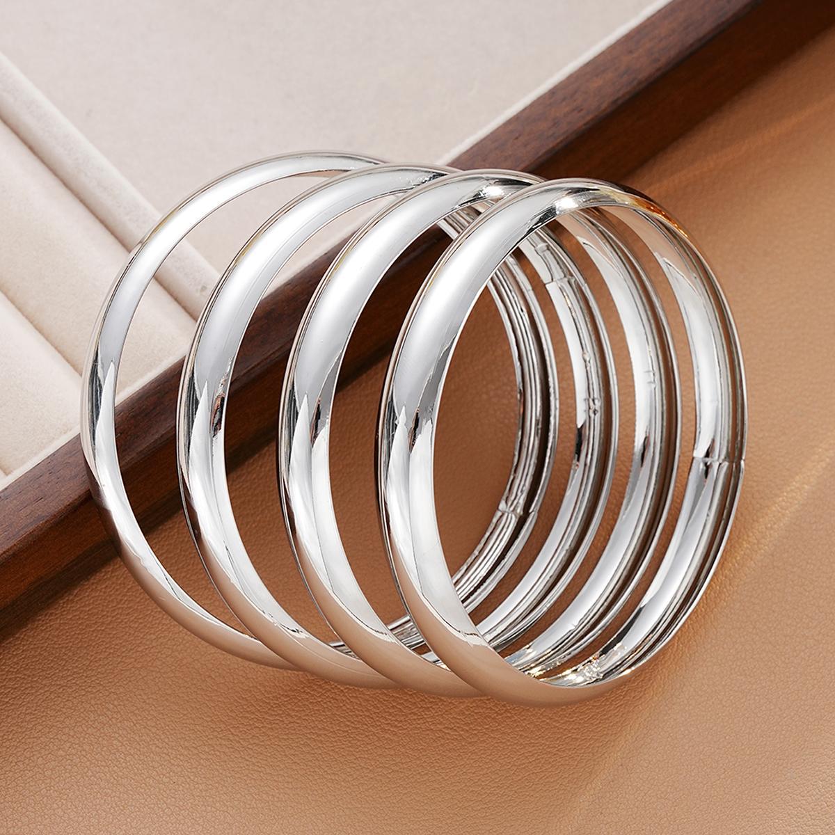 Geometric Metal Bracelet