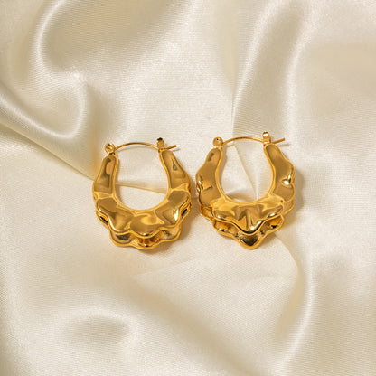 French hoop earrings