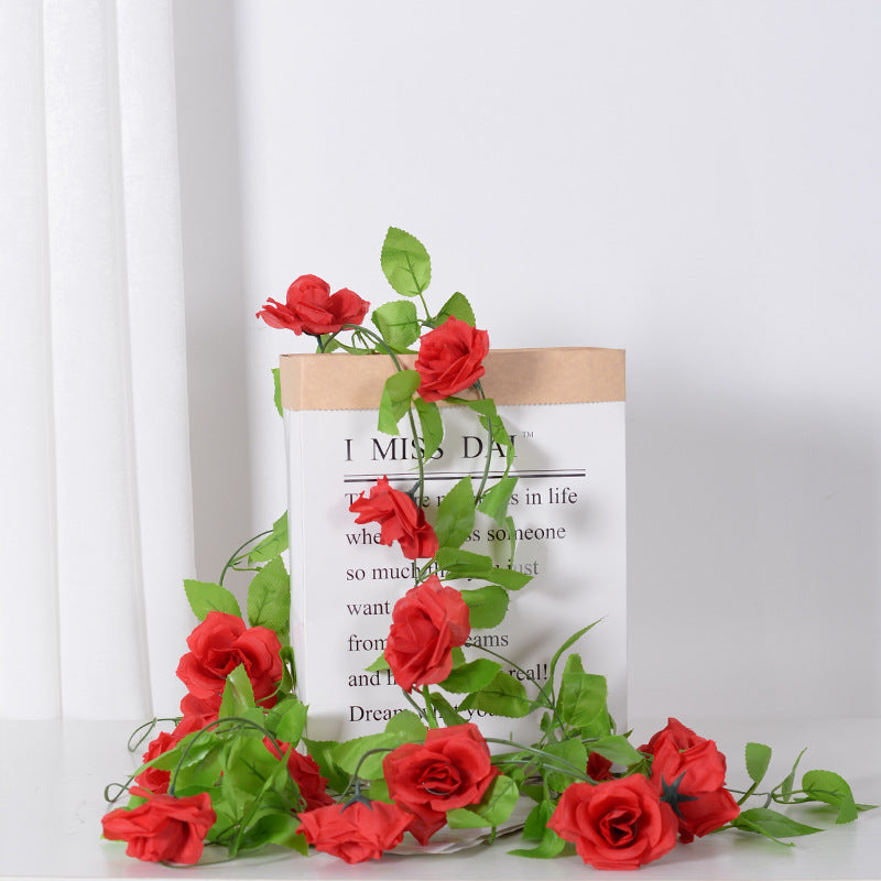 Artificial rose vine