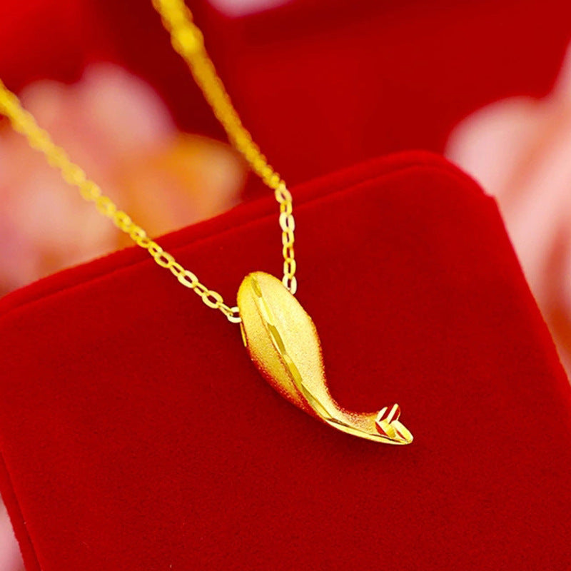 Goldfish pendant necklace