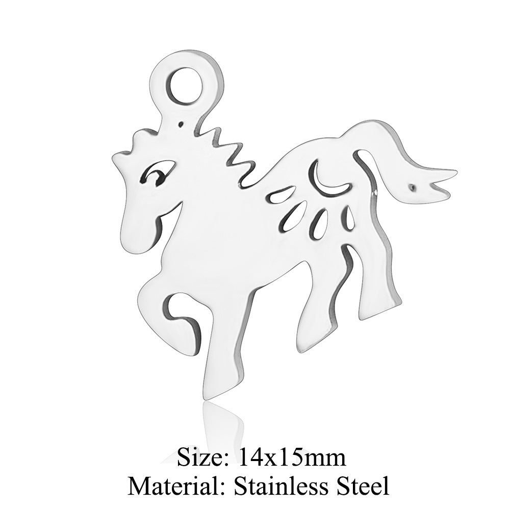 5 pcs/titanium steel pendant Seagull Mouse Koala Panda