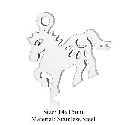 5 pcs/titanium steel pendant Seagull Mouse Koala Panda