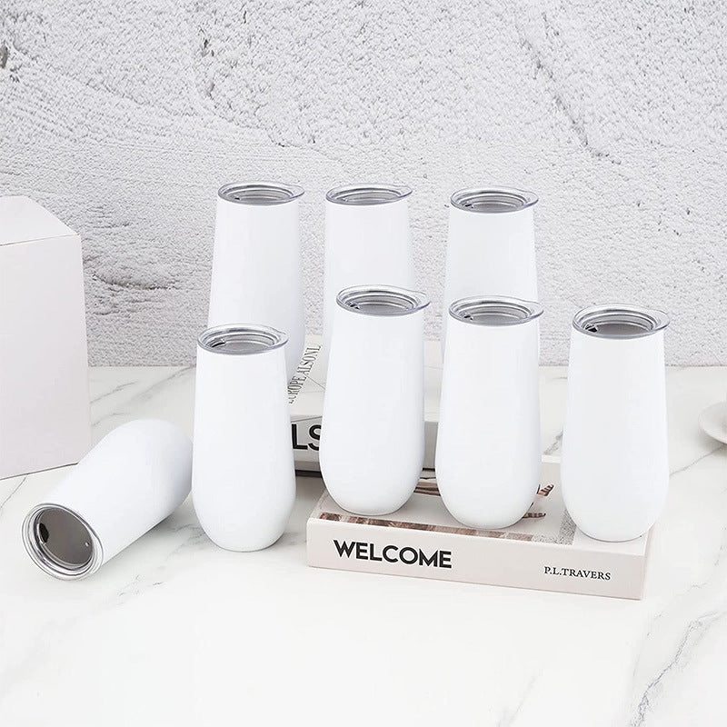 Double beer glass champagne glass