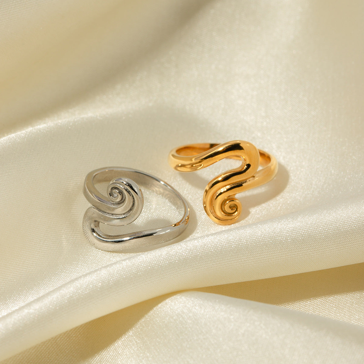 Threaded ring open ring