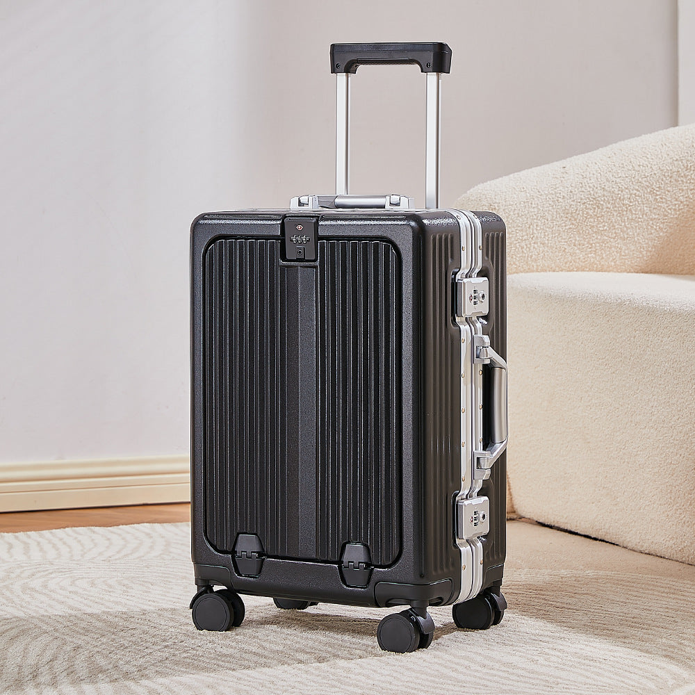 Front open suitcase 20 inch boarding case