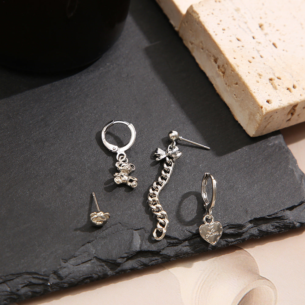 Sweet & Cool Cherry Bear Earring Set