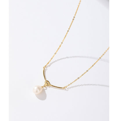 Pearl necklace women's versatile