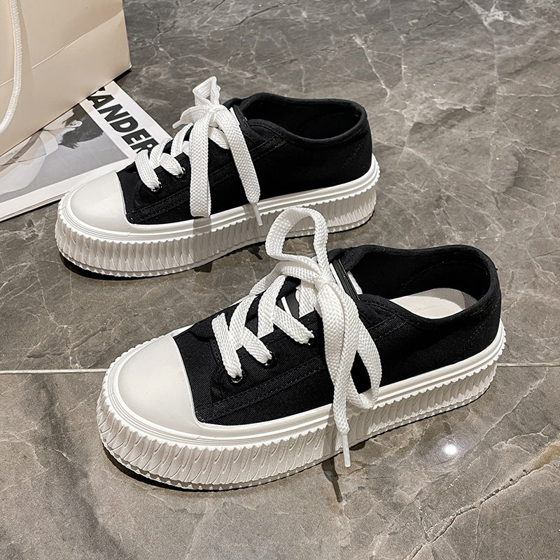 Chanel style thick-soled women's shoes