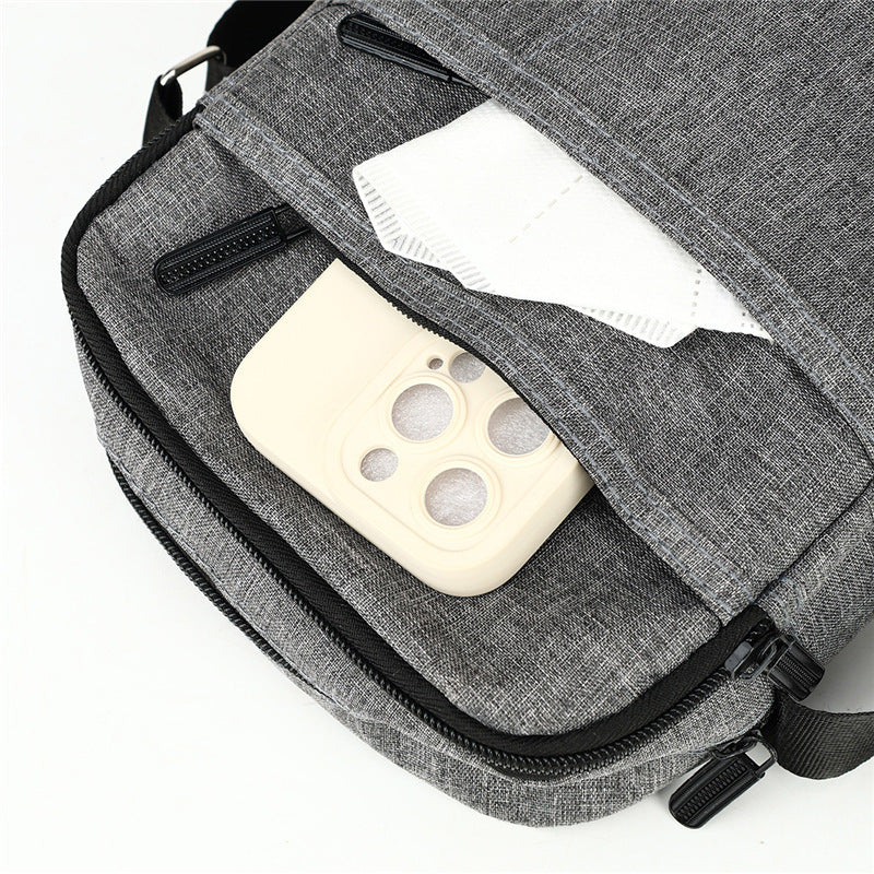 Crossbody bag casual men's multi-function