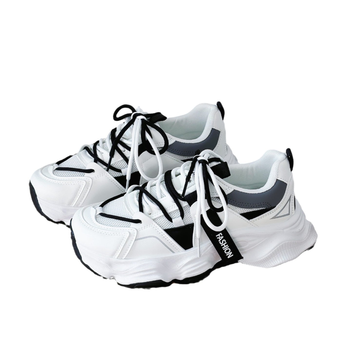 Zapatillas casual de mujer de suela gruesa zapatos de moda versátiles 