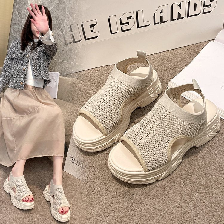 Sports platform comfortable sandals