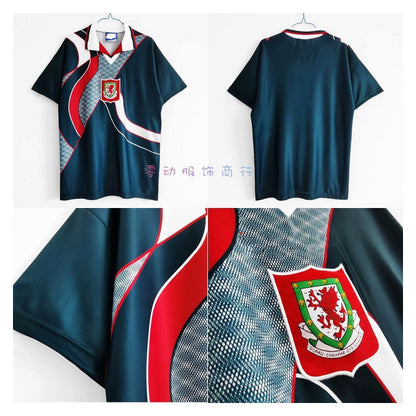 94-95 Wales Away Retro Giggs Hughes Rush Goss Jersey