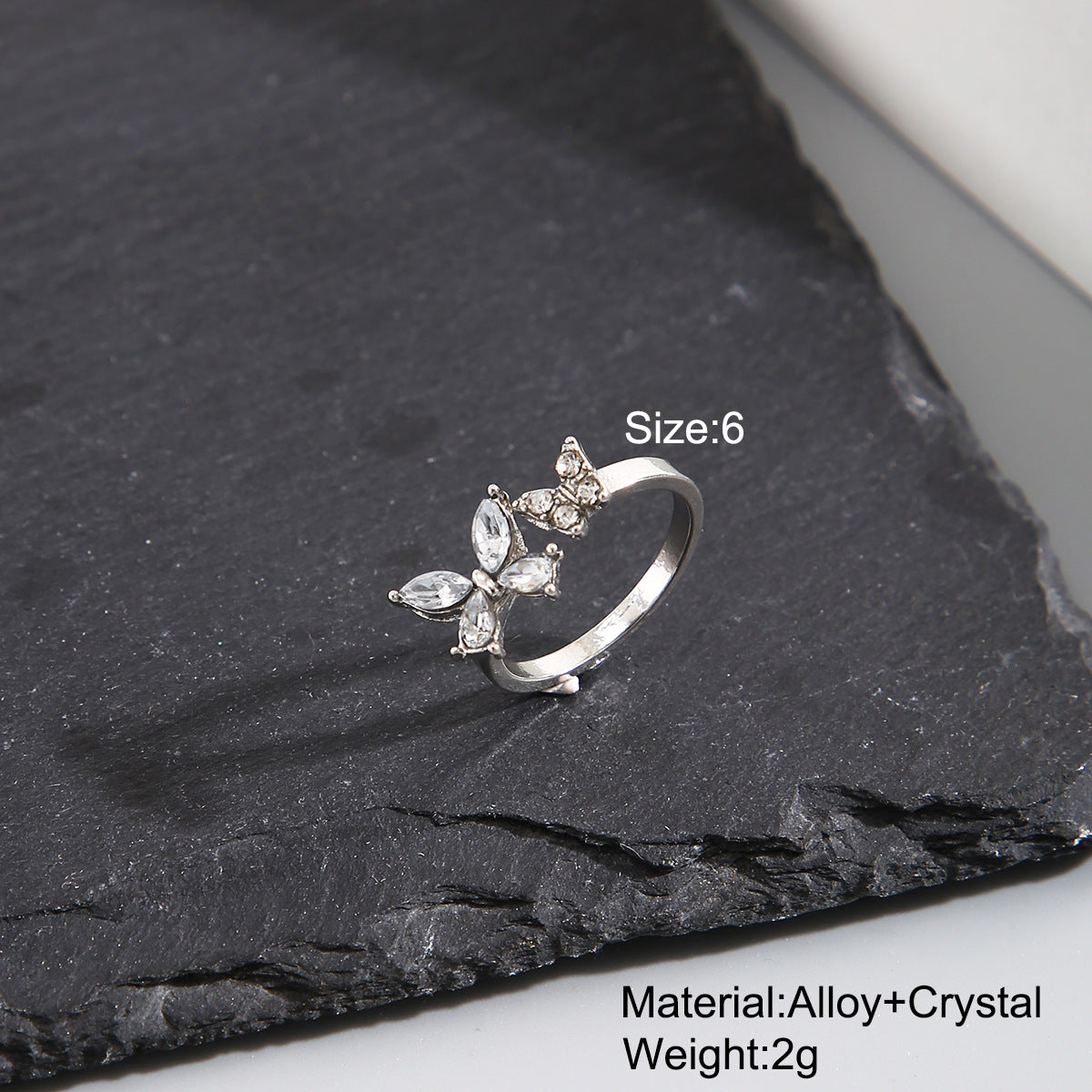 Pink Zircon Bow Ring