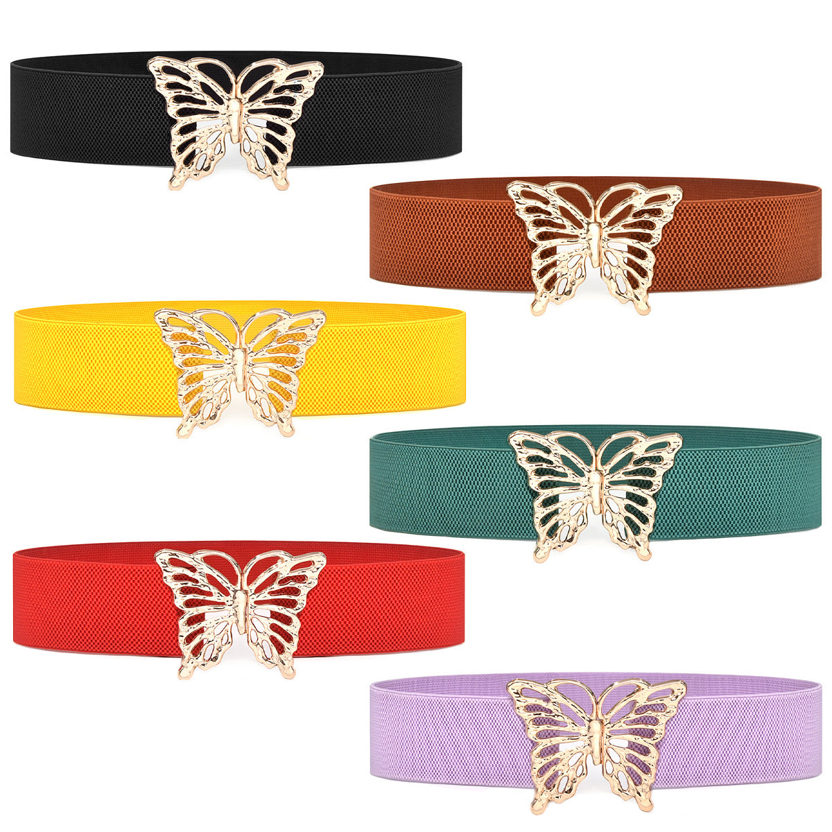 Hollow butterfly decorative belt
