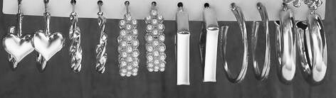 Geometric Square Earring Set