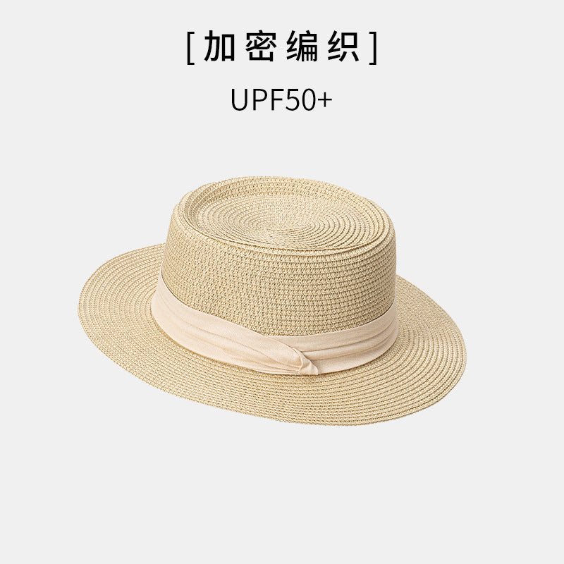 High-Quality Summer Straw Hat Wide-Brim French Sun Hat
