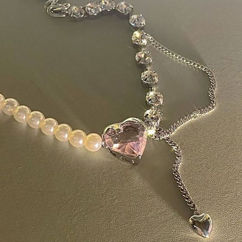 Rhinestone Star Double-Layer Necklace