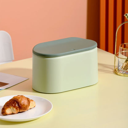Desktop Wastebasket with LidPress & Pop Lid Type