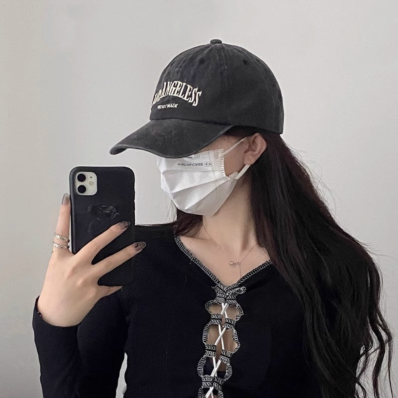 Gorra De Béisbol Gris Vintage Verano 